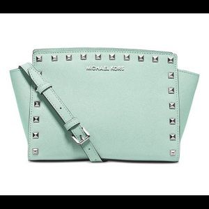 Micheal Kors Selma Studded Crossbody Bag